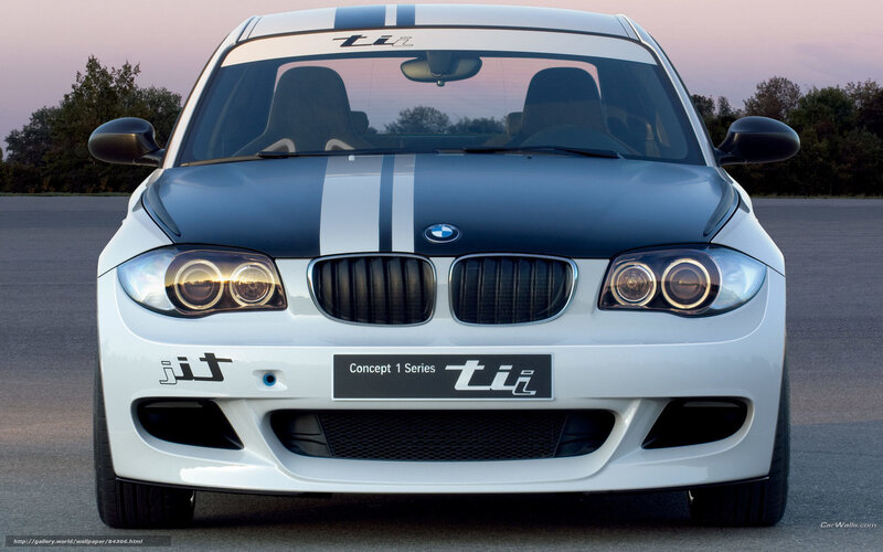 White Bmw Car — Dramatic, Sunset