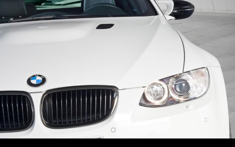 White BMW Car Front — Neutral, Photograph
