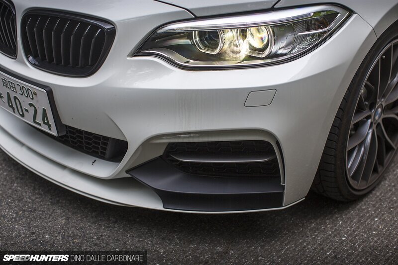White BMW Car Front