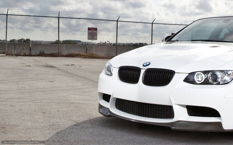 White Bmw Car — Neutral
