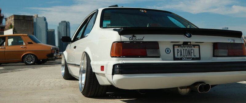 White Bmw Car — Urban