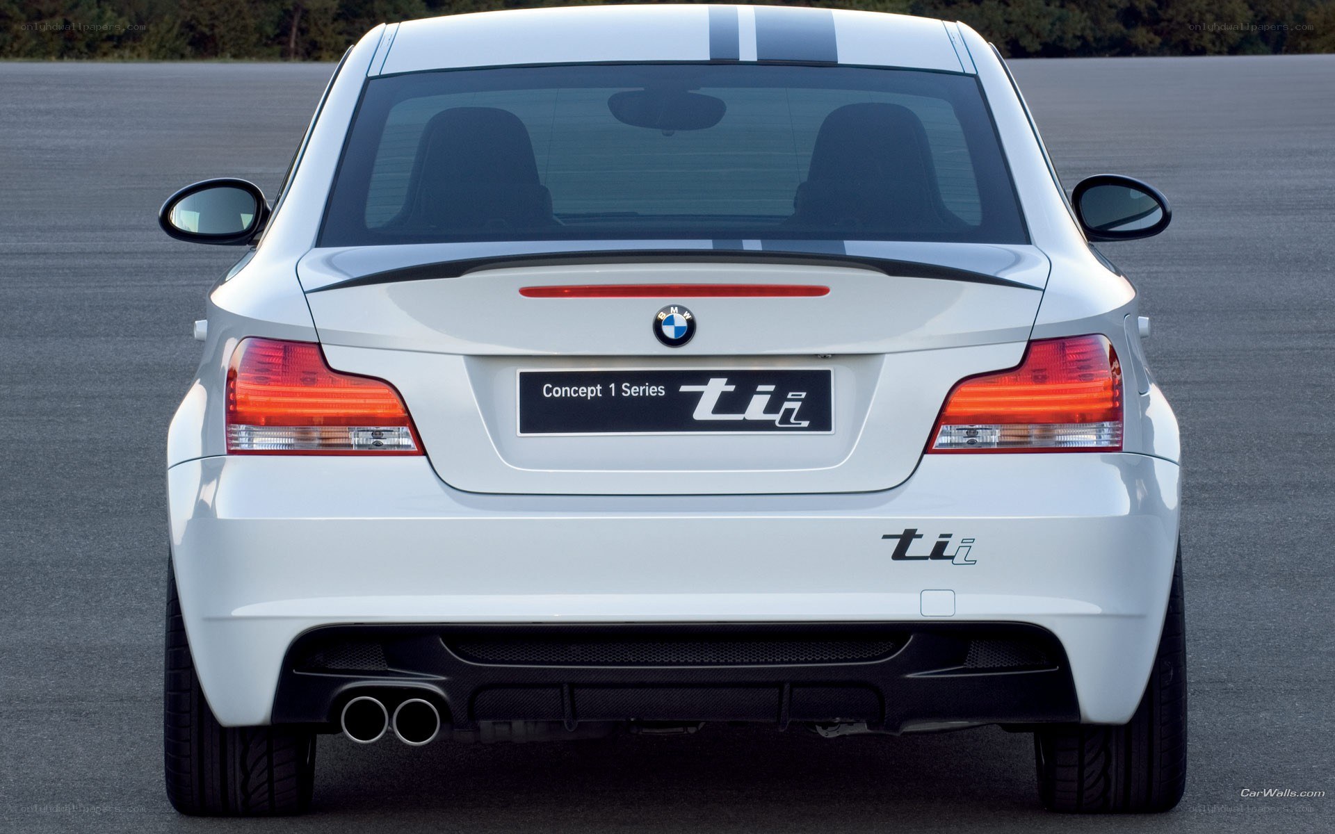 white bmw concept car