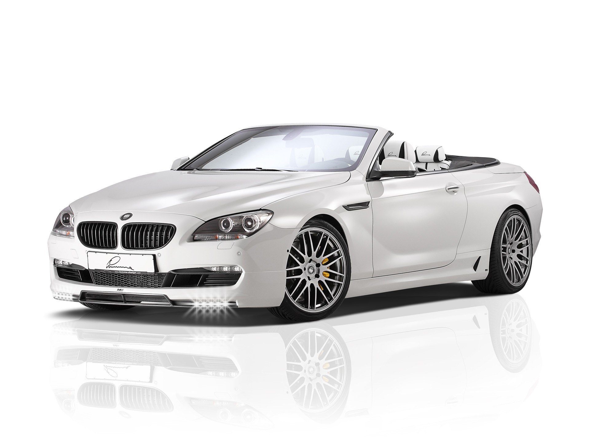 white bmw convertible car