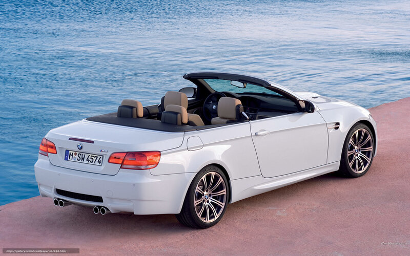 White BMW Convertible — Serene, Afternoon
