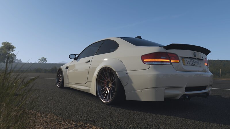 White BMW Coupe — Calm, Afternoon, 3d Render