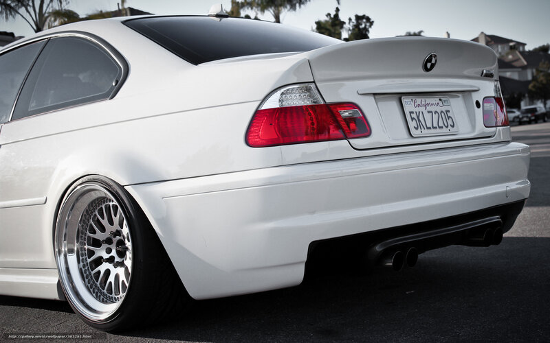 White BMW Coupe — Calm, Afternoon
