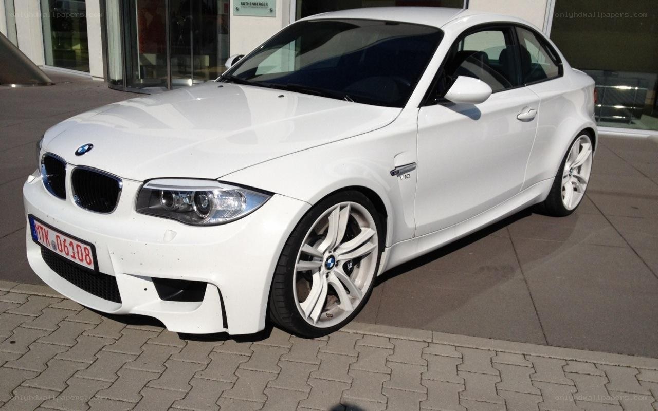 white bmw coupe car