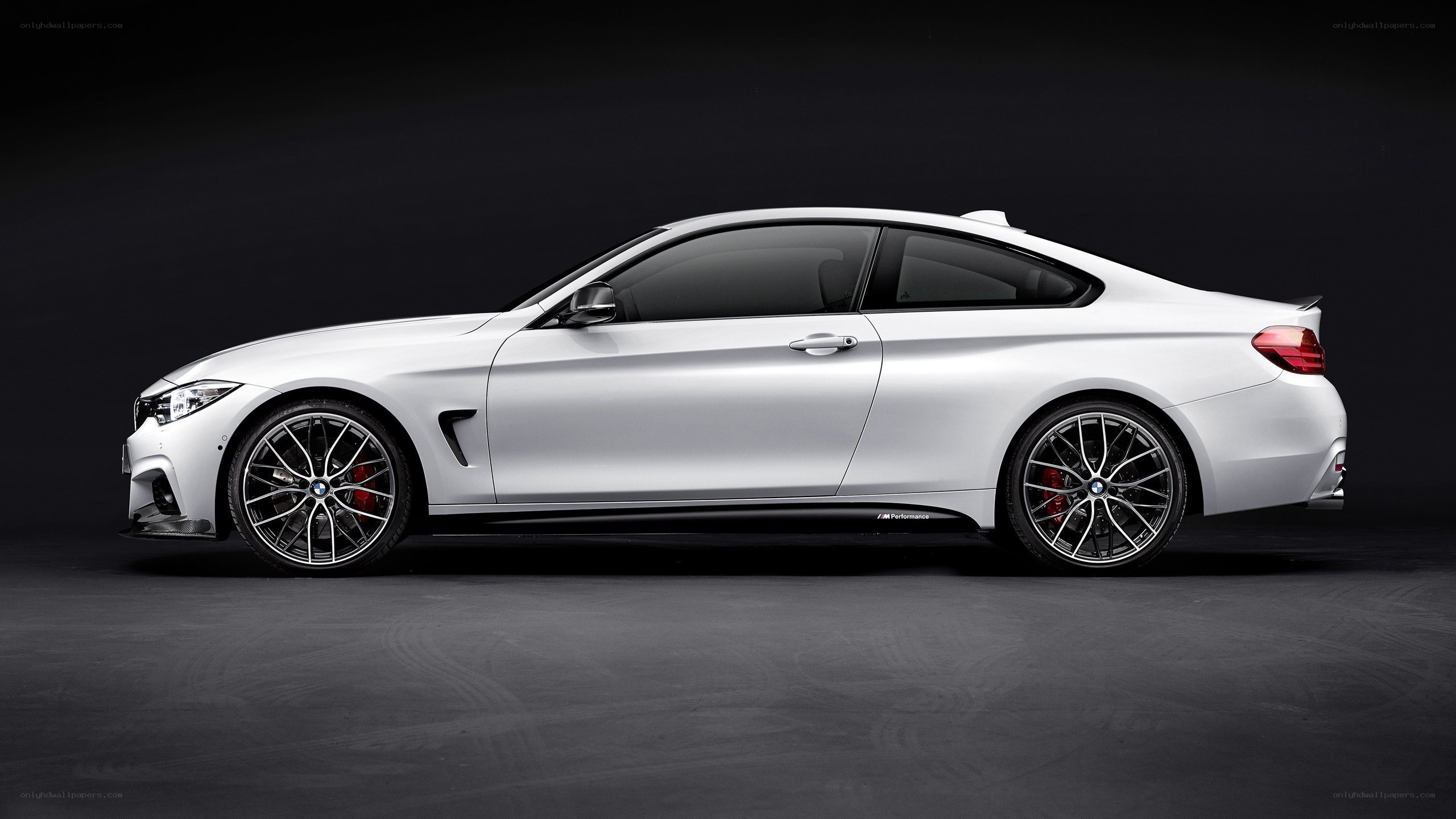 white bmw coupe car