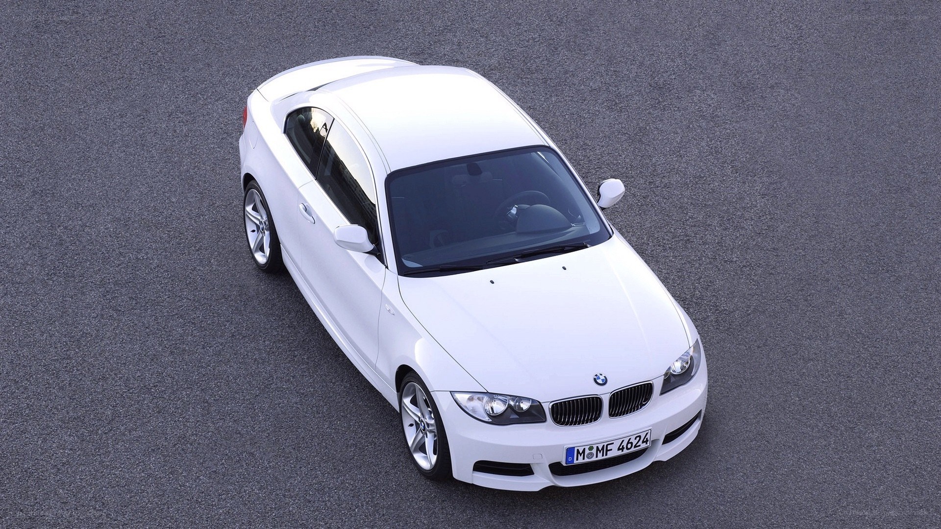 white bmw coupe car