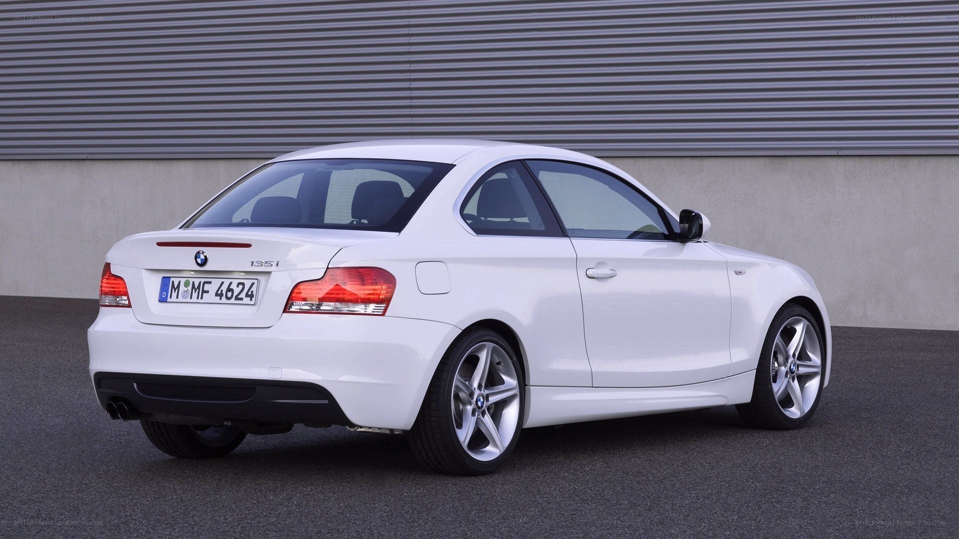 white bmw coupe car