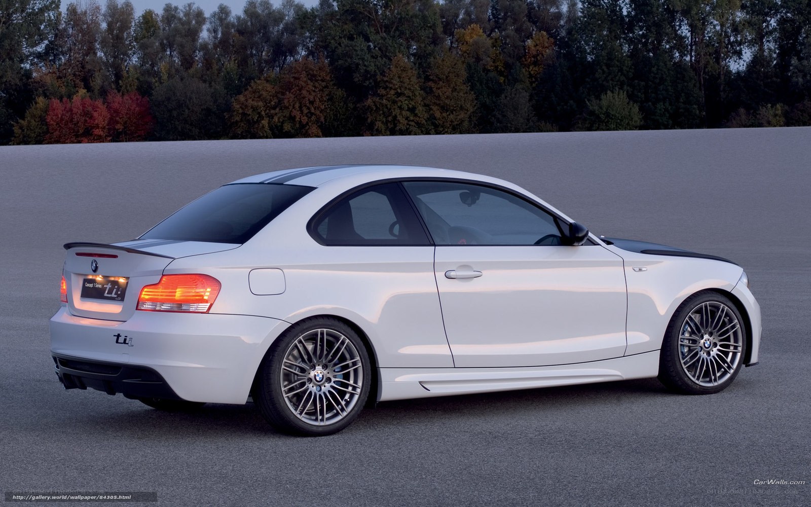white bmw coupe car