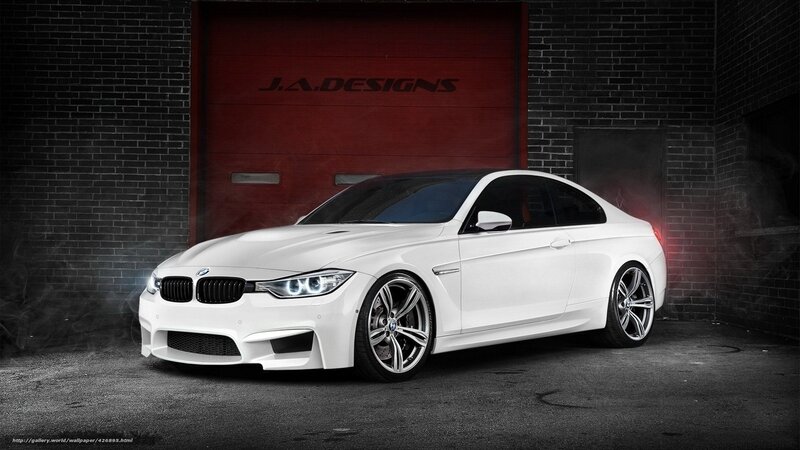 White BMW Coupe — Dramatic, Night, Photograph, Car