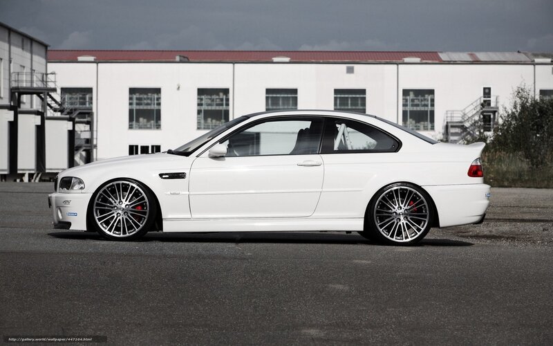 White BMW Coupe — Dramatic, Photograph, Car, Building