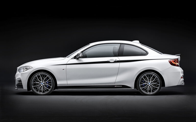White BMW Coupe — Dramatic, Photograph, Car