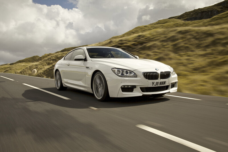 White BMW Coupe — Dynamic