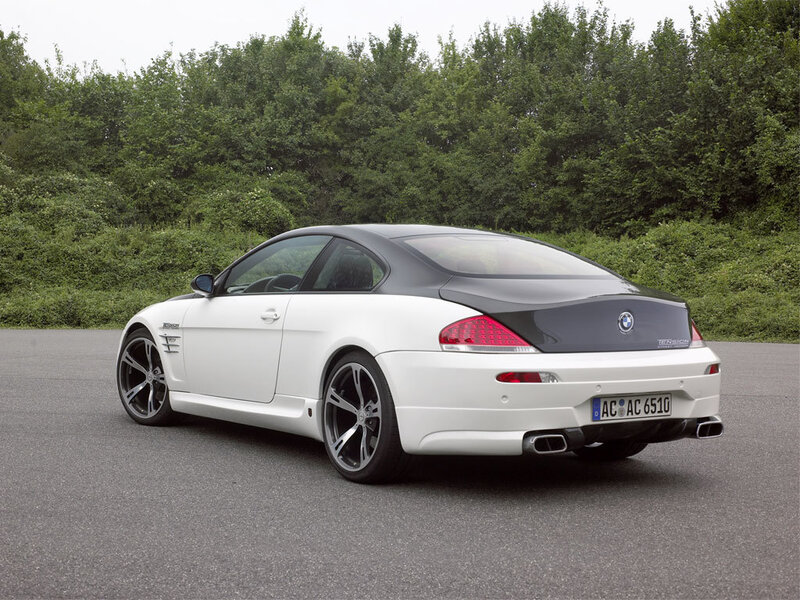 White BMW Coupe — Green