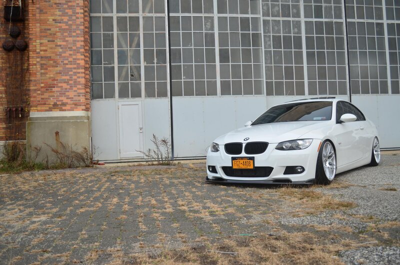 White Bmw Coupe — Industrial