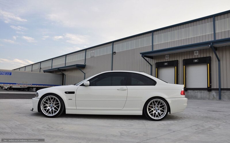 White BMW Coupe — Neutral, Afternoon