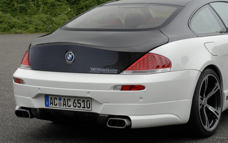 White BMW Coupe — Neutral, Photograph, Car, License Plate, Tires