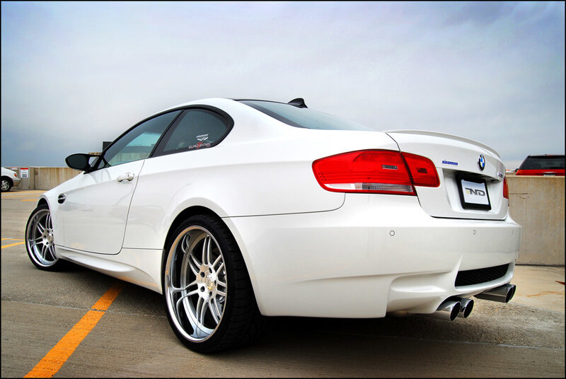 White BMW Coupe — Neutral, Photograph, Car, Parking Lot