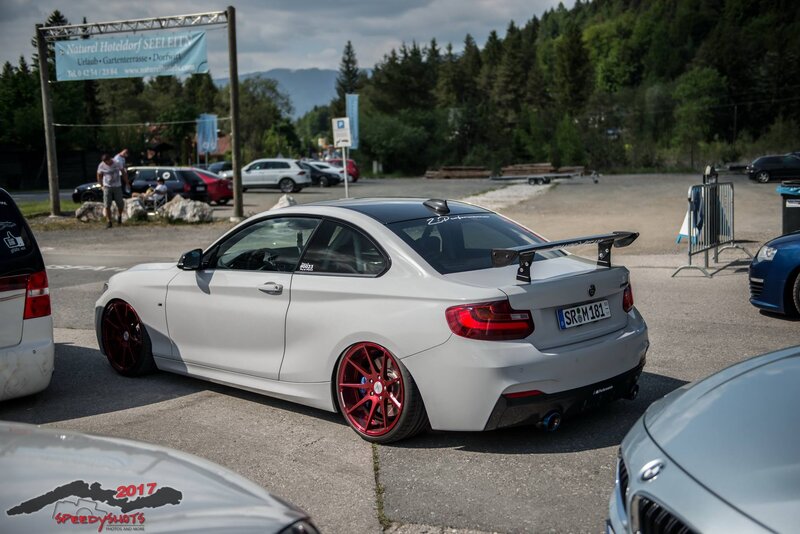 White BMW Coupe — Outdoor