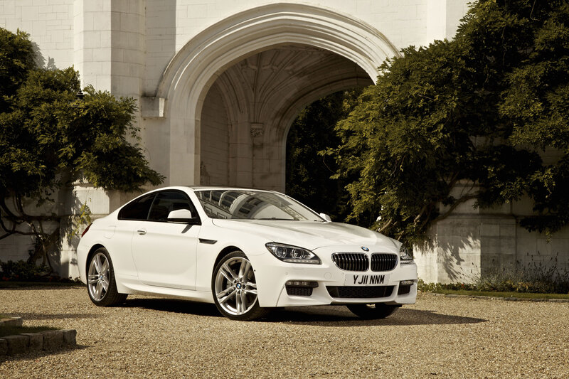 White BMW Coupe — Serene