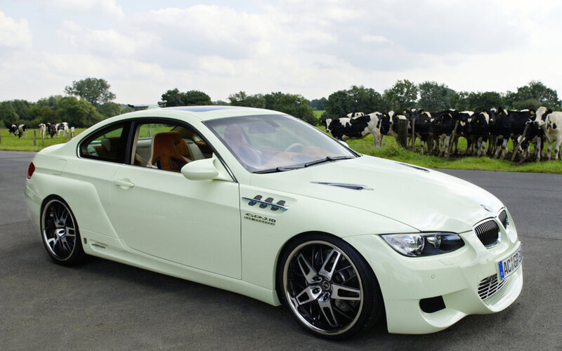 White BMW Coupe