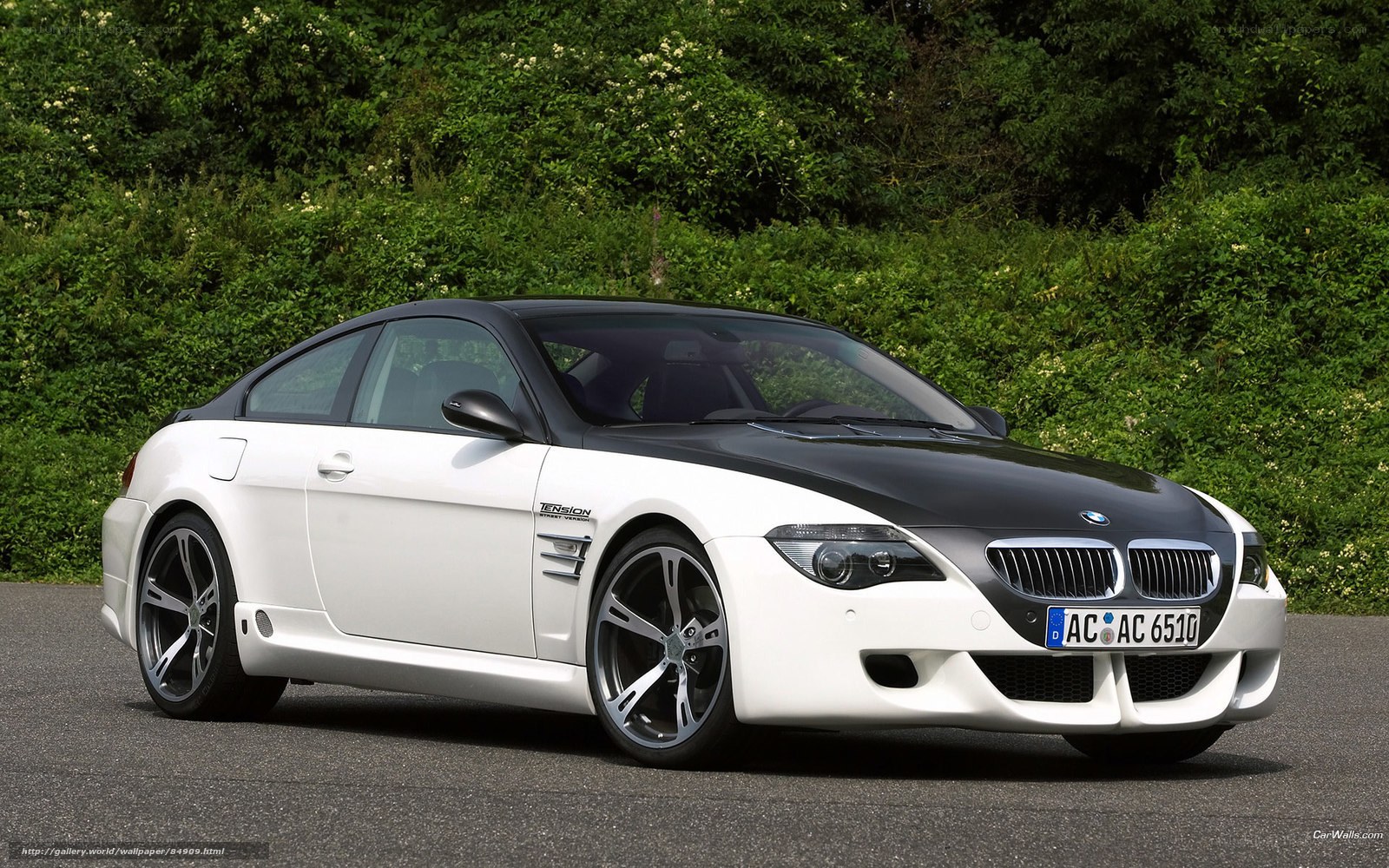 white bmw coupe with black hood
