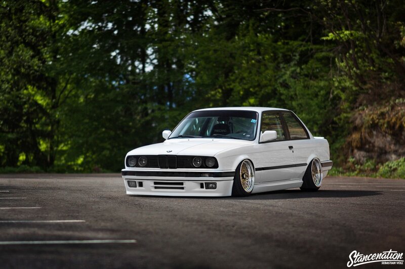 White Bmw E30 Car — Serene