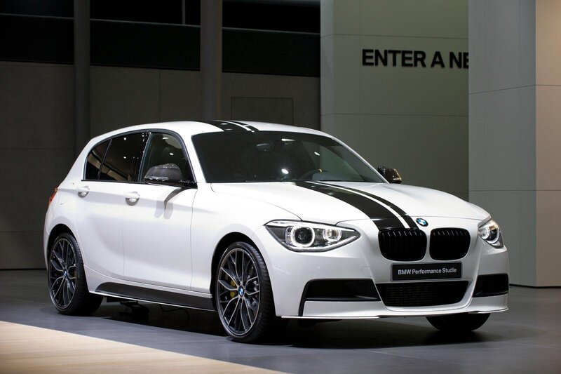 White BMW Hatchback