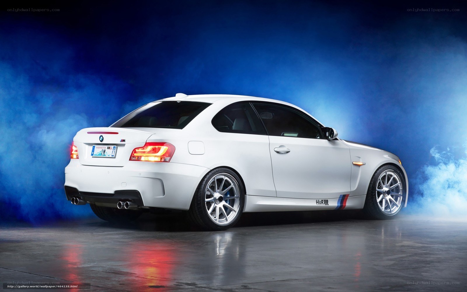 white bmw m135i coupe