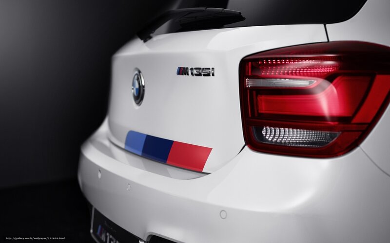 White BMW M135i — Dramatic
