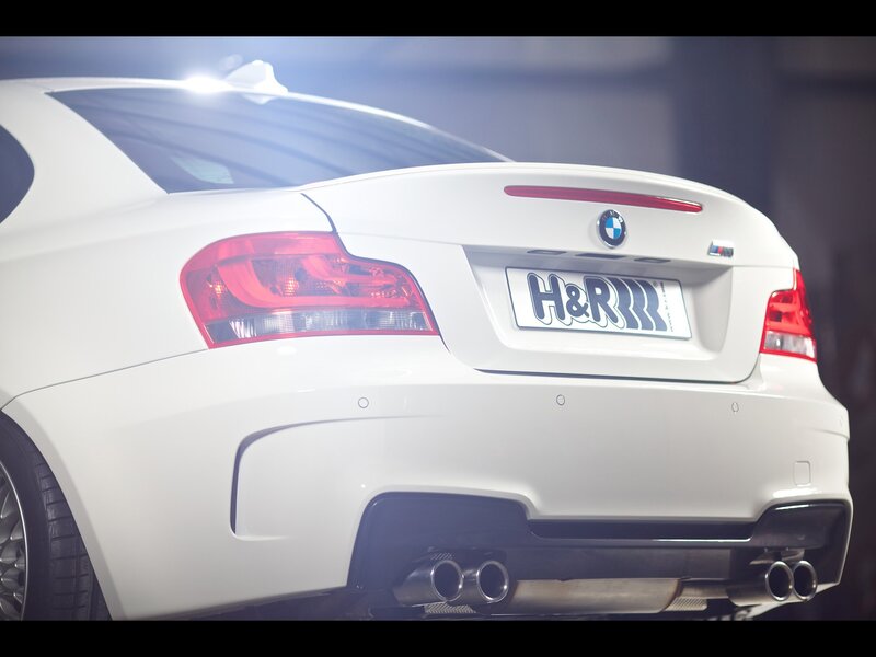 white bmw m135i rear view