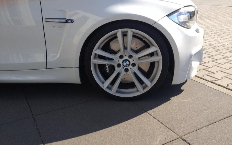 white bmw m135i wheel