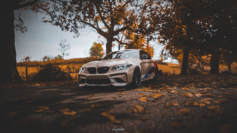 White Bmw M2 Car — Brown