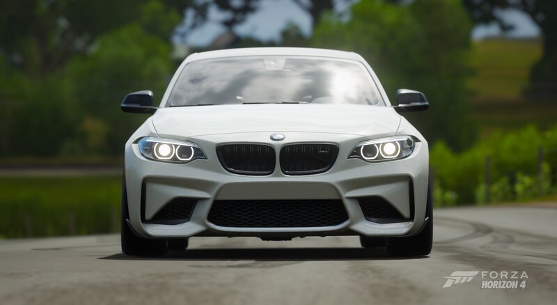 White Bmw M2 Car