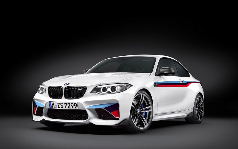 White Bmw M2 Coupe