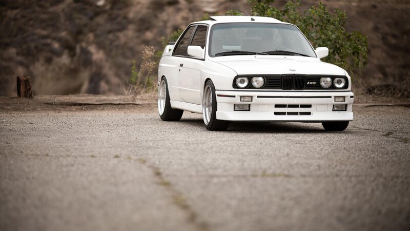 White BMW M3 Car — Calm, Afternoon