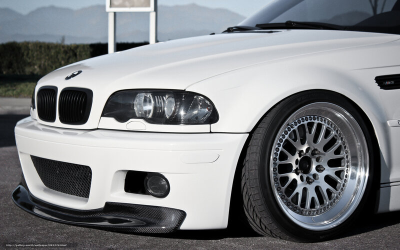 White Bmw M3 Car — Dramatic, Afternoon