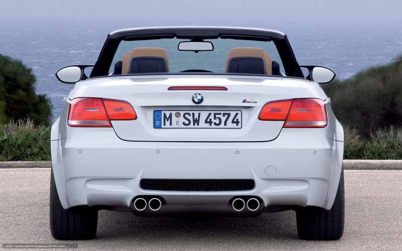 White BMW M3 Convertible — Serene