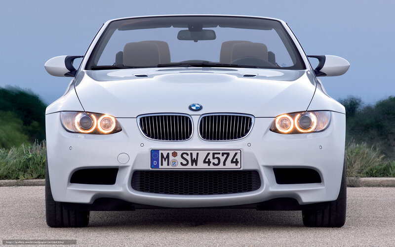 White BMW M3 Convertible