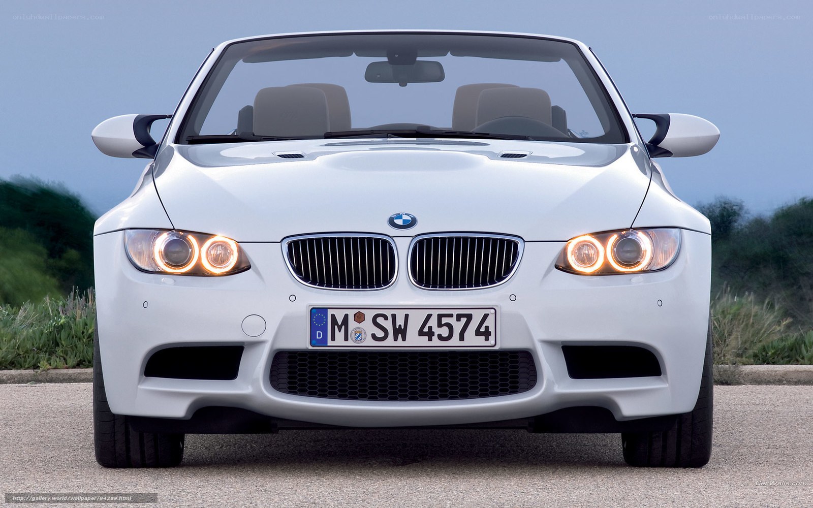 White BMW M3 Convertible