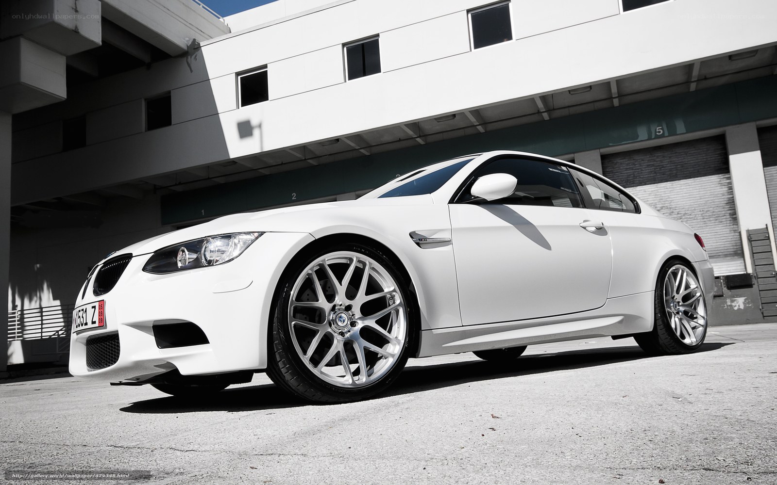 White BMW M3 Coupe