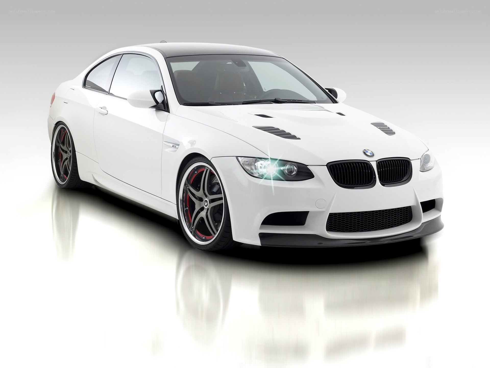 White BMW M3 Coupe
