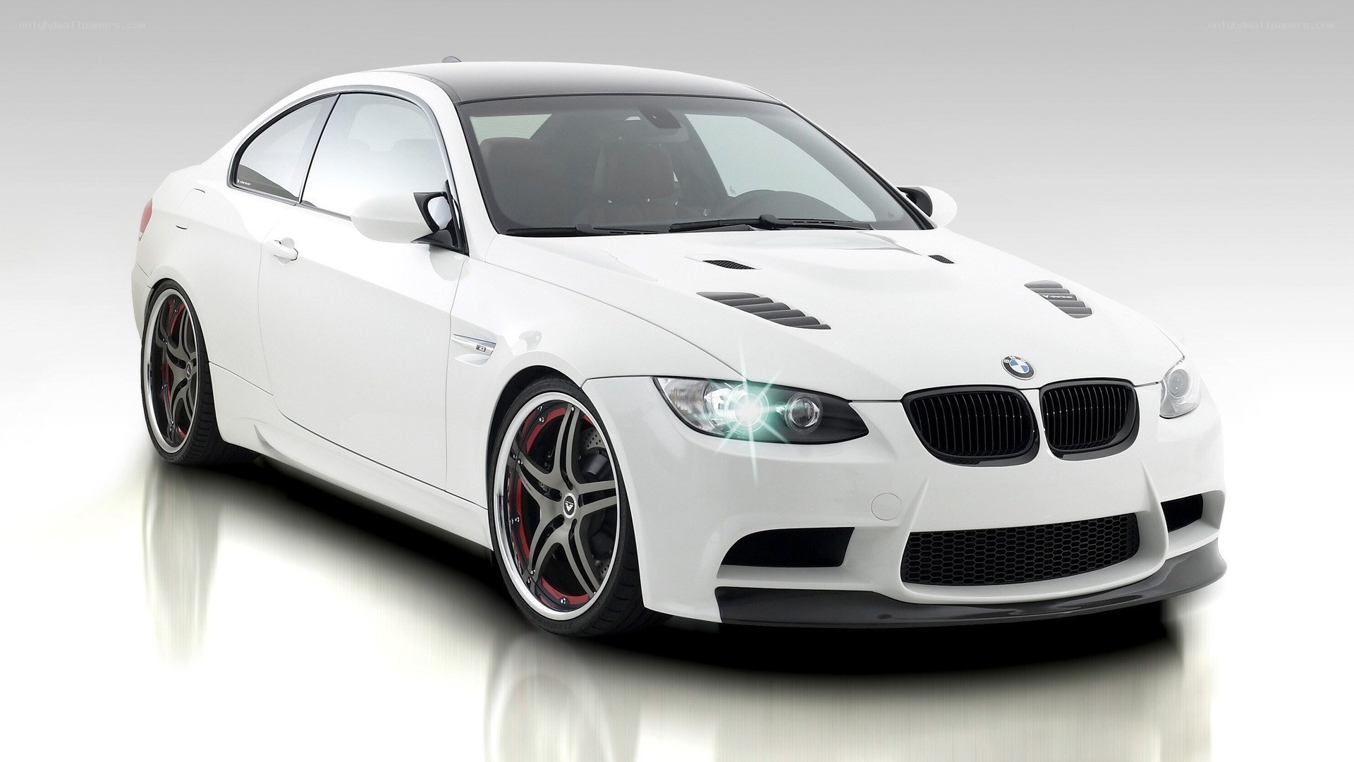 white bmw m3 coupe