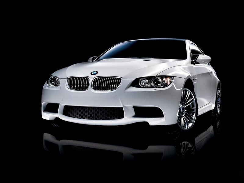 White BMW M3 Coupe