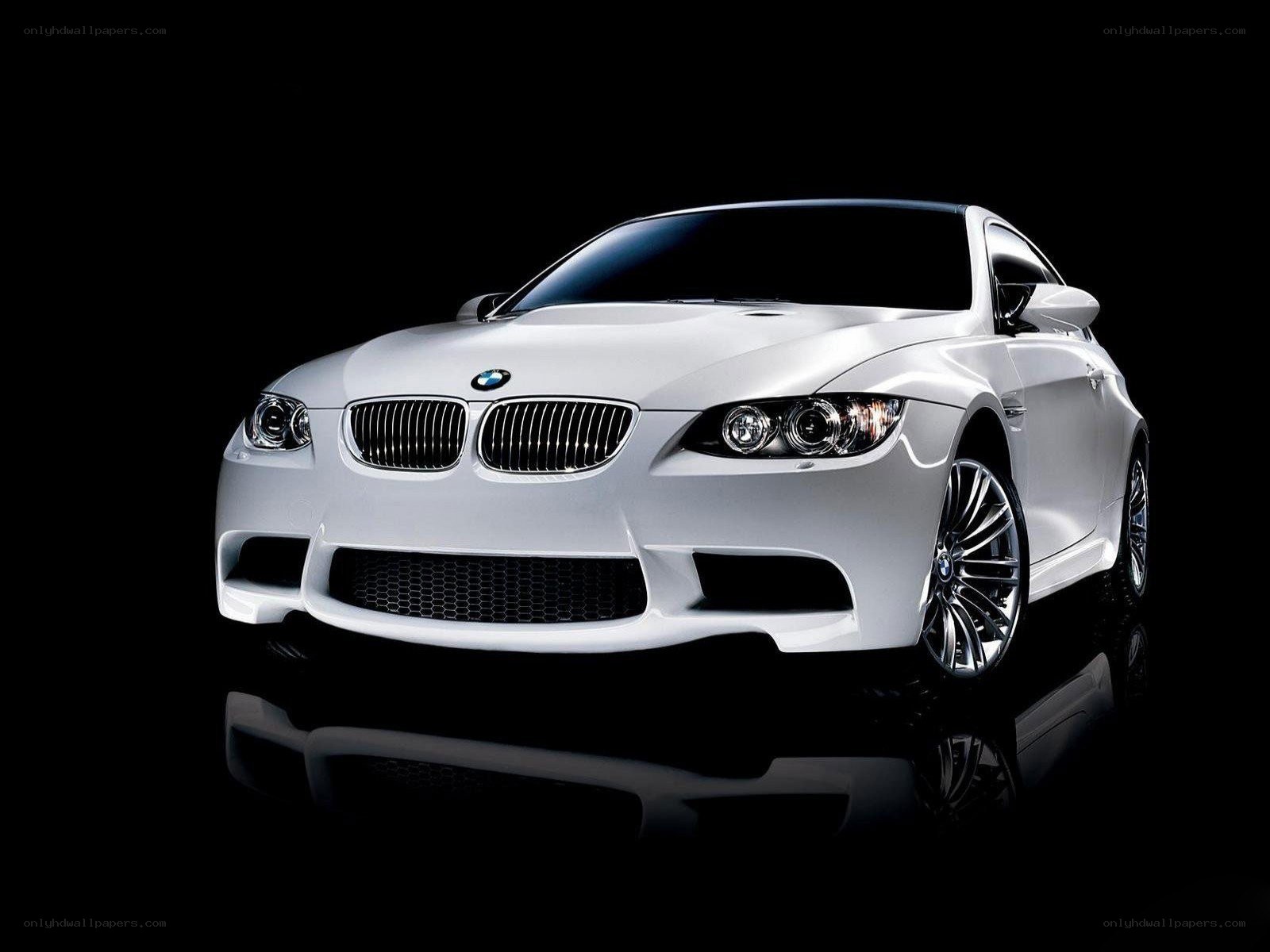 White BMW M3 Coupe