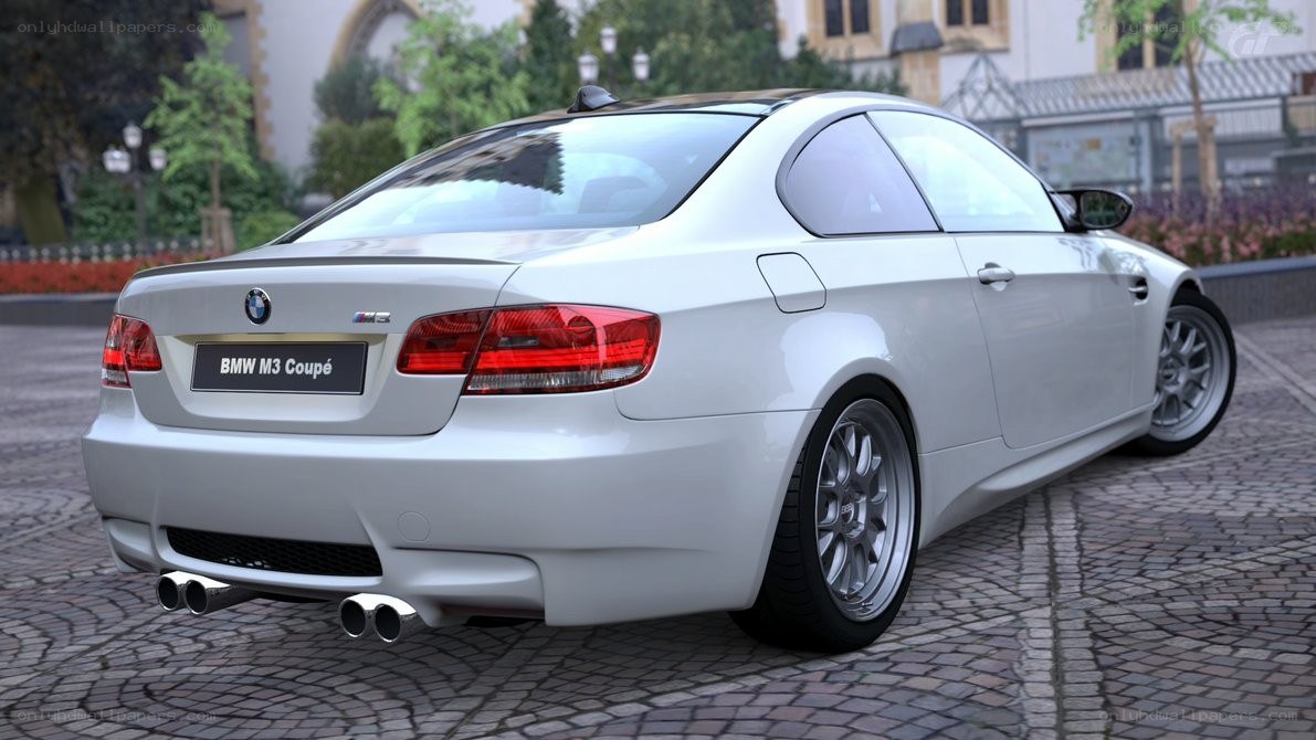 White BMW M3 Coupe