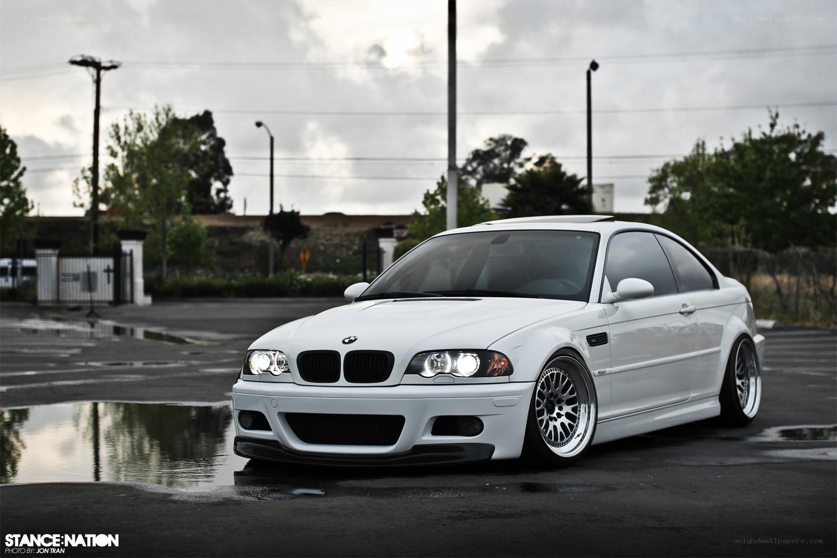 white bmw m3 coupe