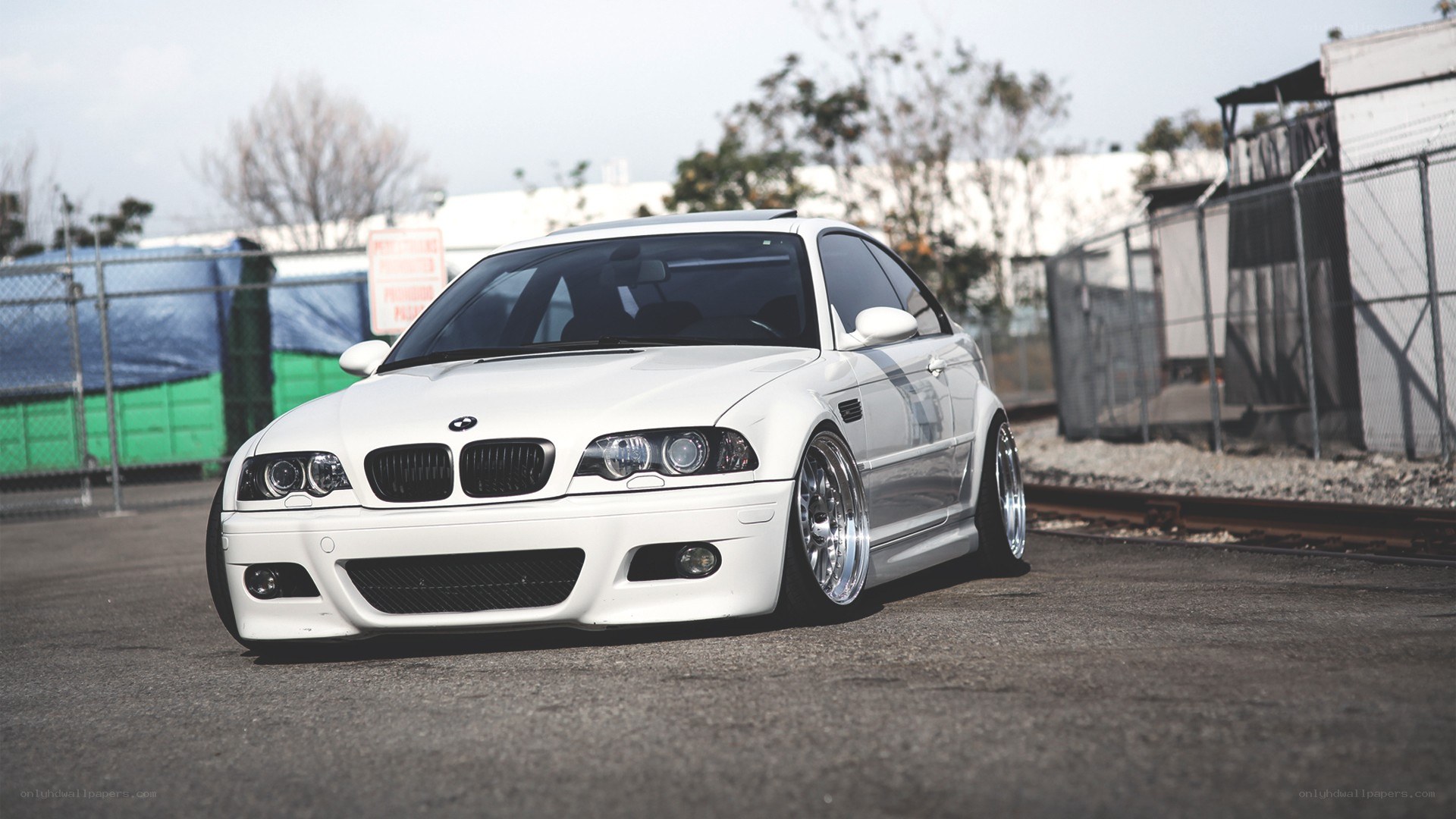 white bmw m3 coupe